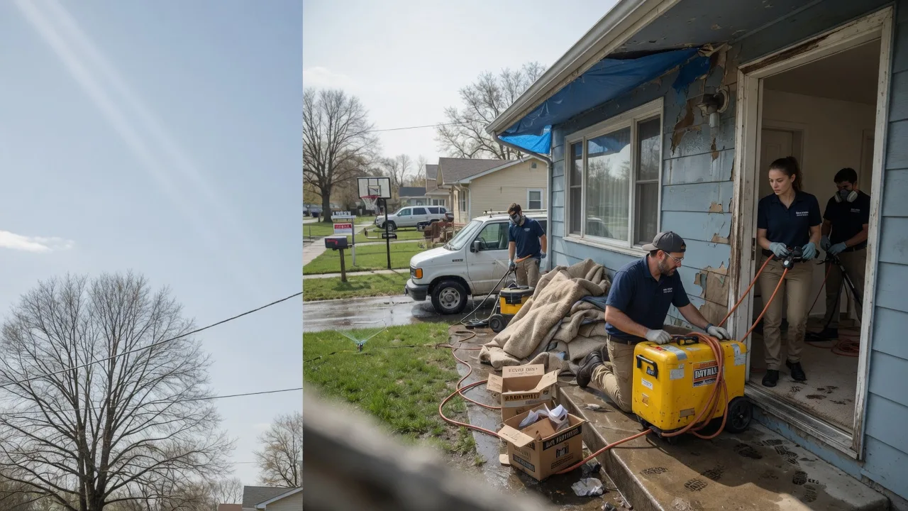 Basement Flood Cleanup in Ashland, IL near me